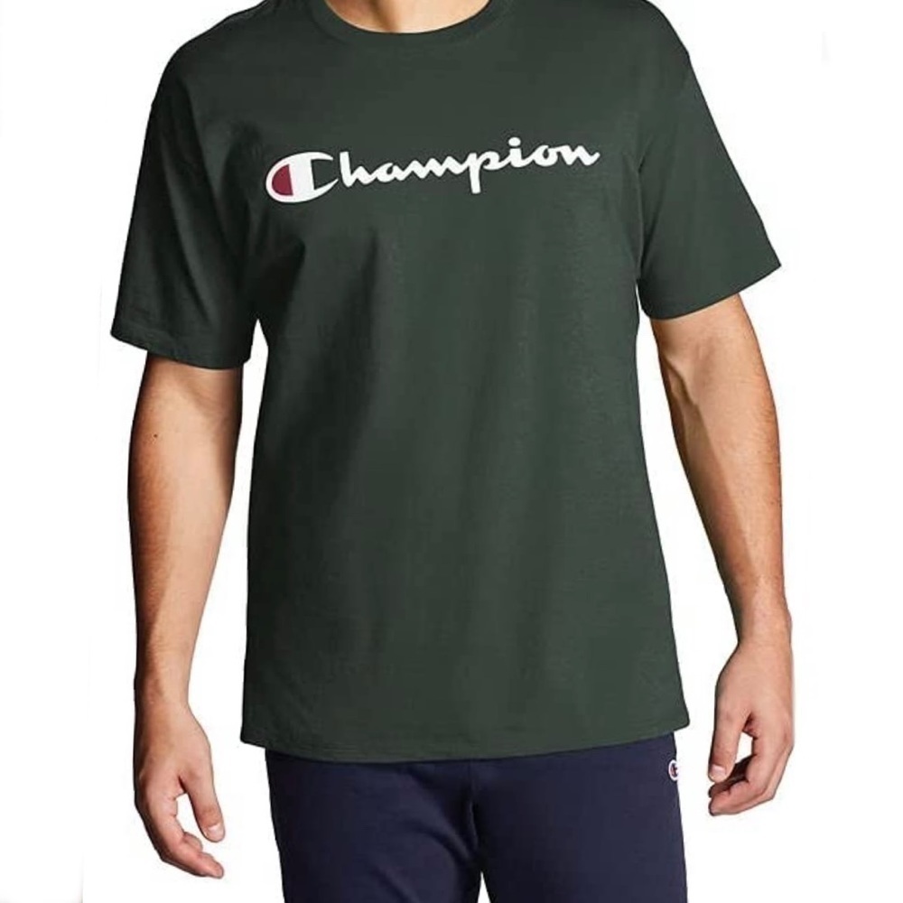 CHAMPION SHIRT COTTON GREEN MENS XL